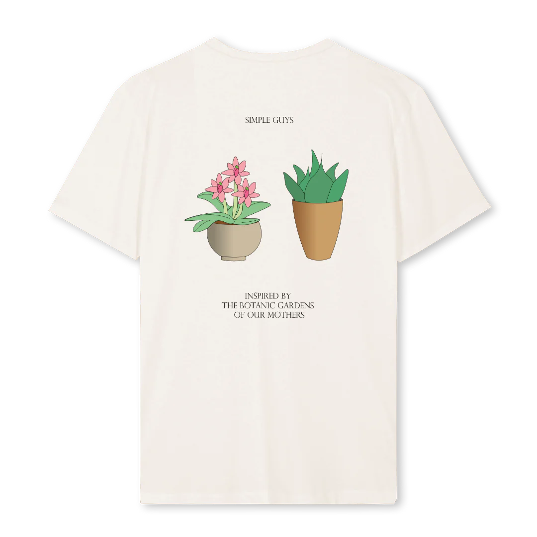 BotanicGarden Tee Vintage White