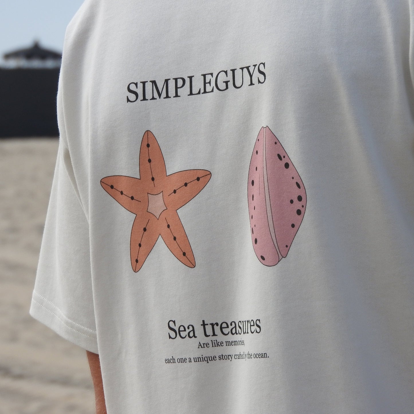 Sea Treasures Tee Vintage White