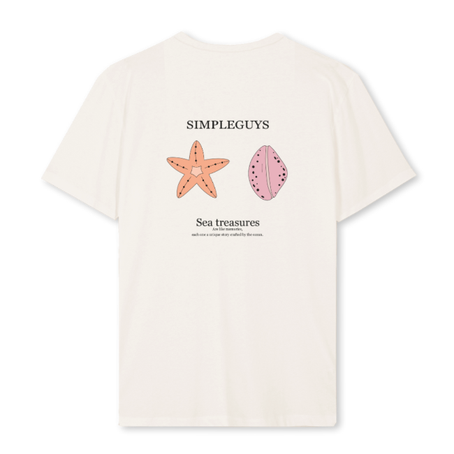 Sea Treasures Tee Vintage White